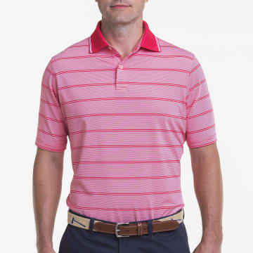 USA Lake Stripe Jersey Polo - SALE
