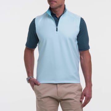 MICRO DOT 1/4 ZIP VEST - Sale