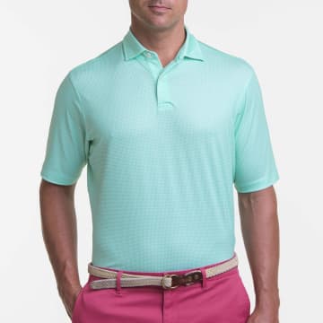 USA Hound Print Jersey Polo - SALE