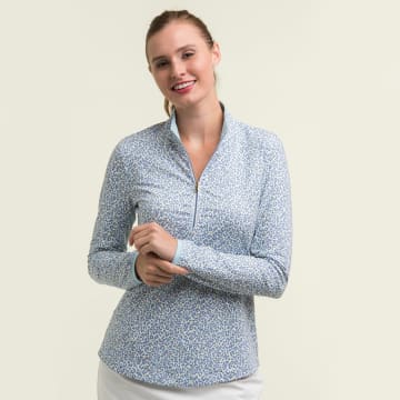 TORI ZIP MOCK