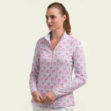 TORI ZIP MOCK