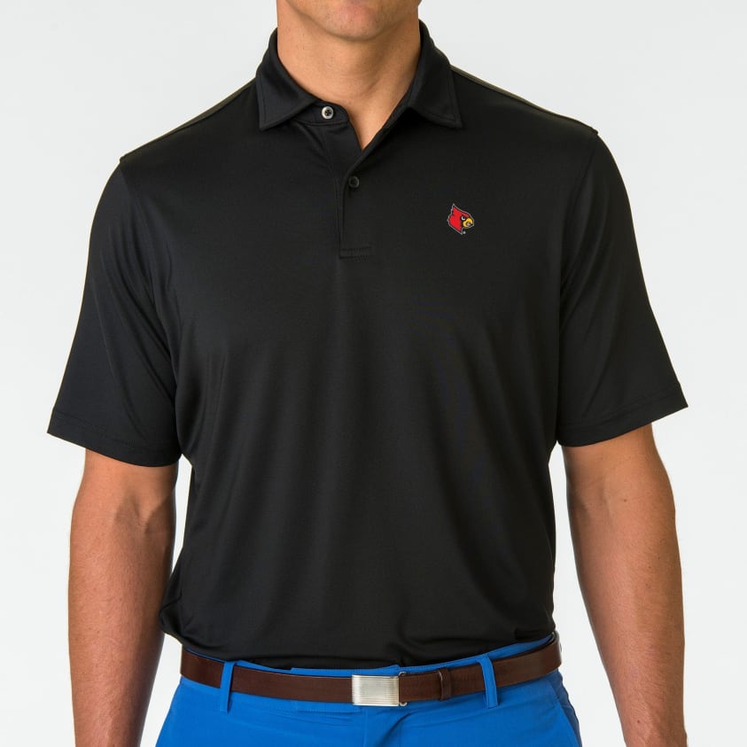 LOUISVILLE, USA Tournament Solid Tech Jersey Polo