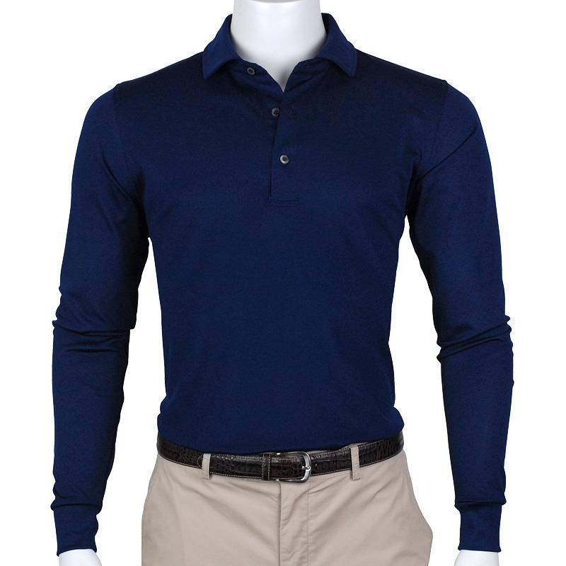 USA Mchugh Longsleeve Pique Polo - Fairway & Greene
