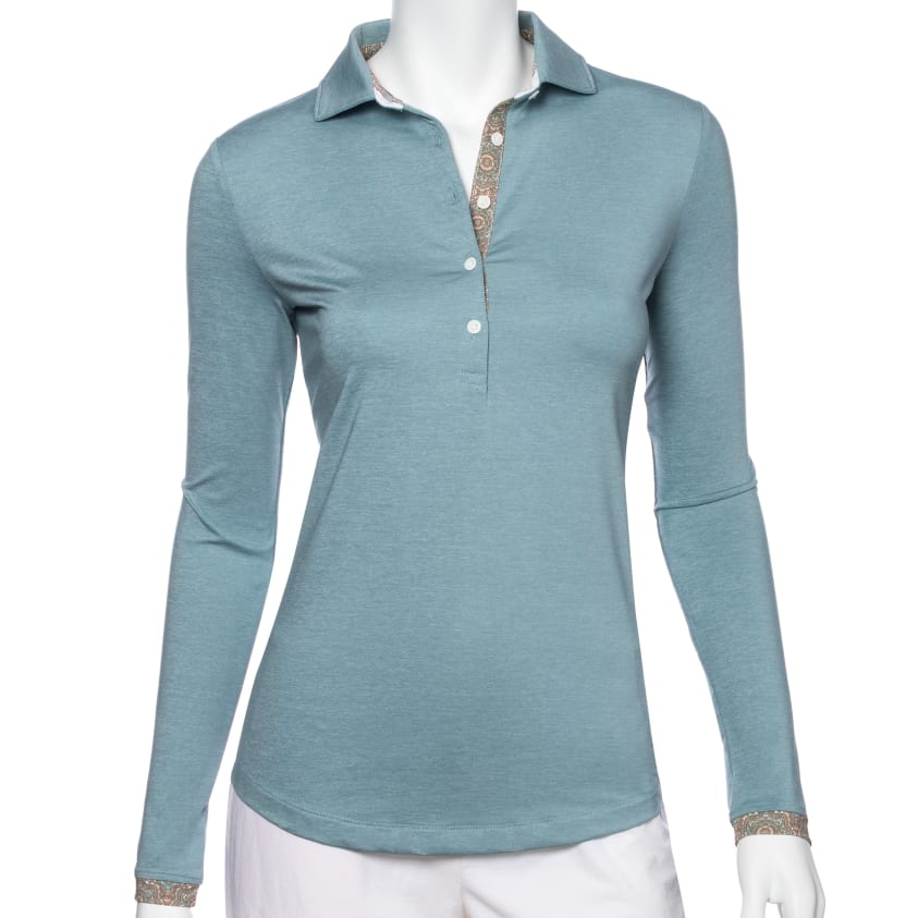 Brea Longsleeve Polo - Fairway & Greene