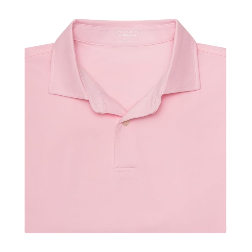 Solid Natural Jersey Polo-SALE - Fairway & Greene