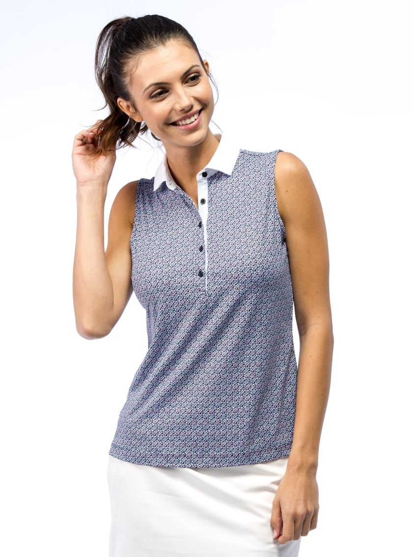 Ava Sleeveless Polo - Fairway & Greene