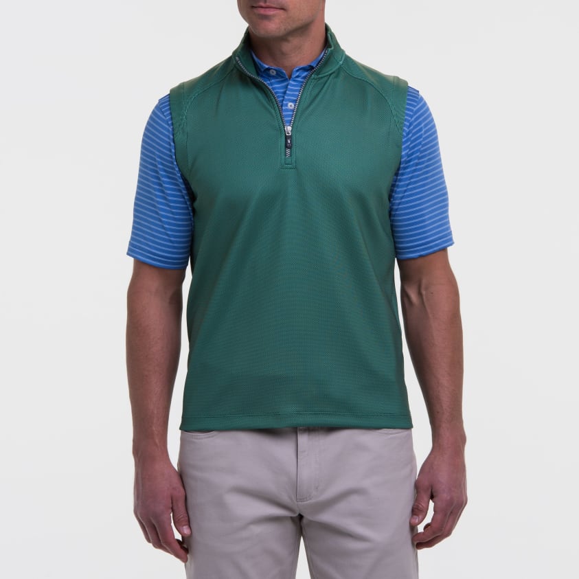 MICRO DOT 1/4 ZIP VEST - Sale – Fairway & Greene