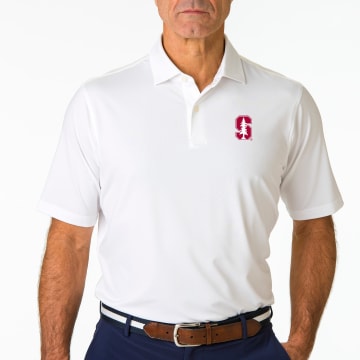 Stanford | USA Tournament Solid Tech Jersey Polo | Collegiate