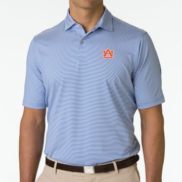 Auburn | USA Mini Stripe Jersey Polo | Collegiate
