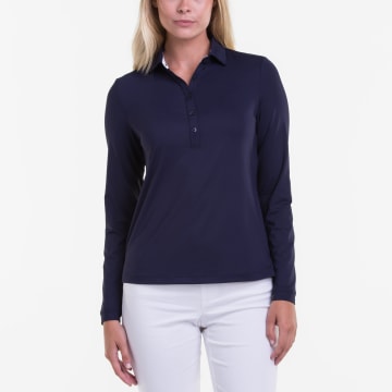 Catherine Long Sleeve Polo Shirt